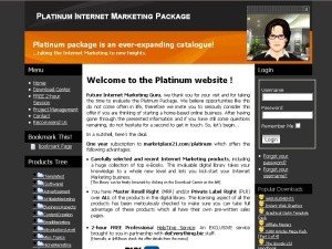 Platinum Internet Marketing Package